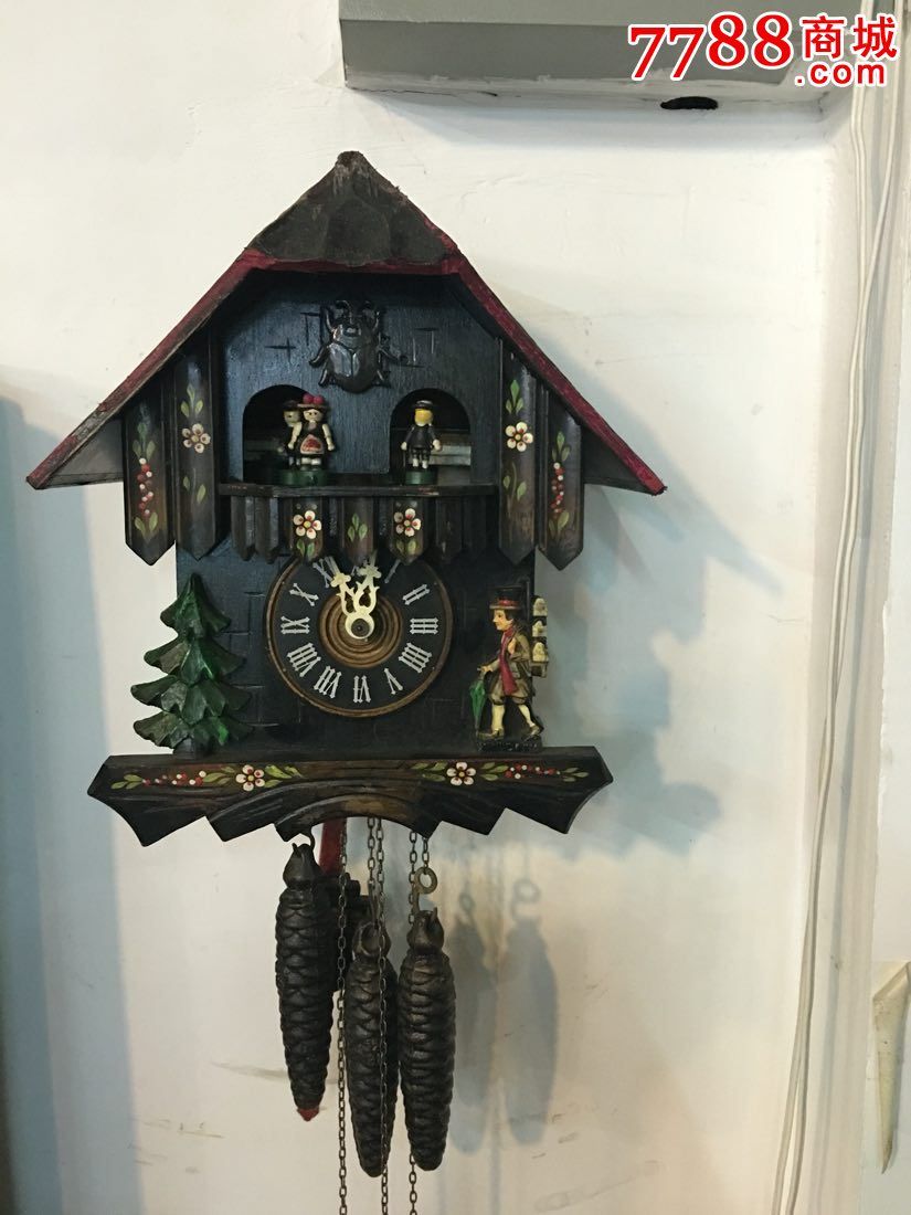 布谷鸟三个棰子 钟_挂钟_第2张_7788钟表收藏