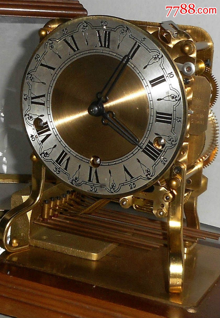 德国莎茨schatz古董八音钟西敏寺木壳机械钟欧式自鸣钟