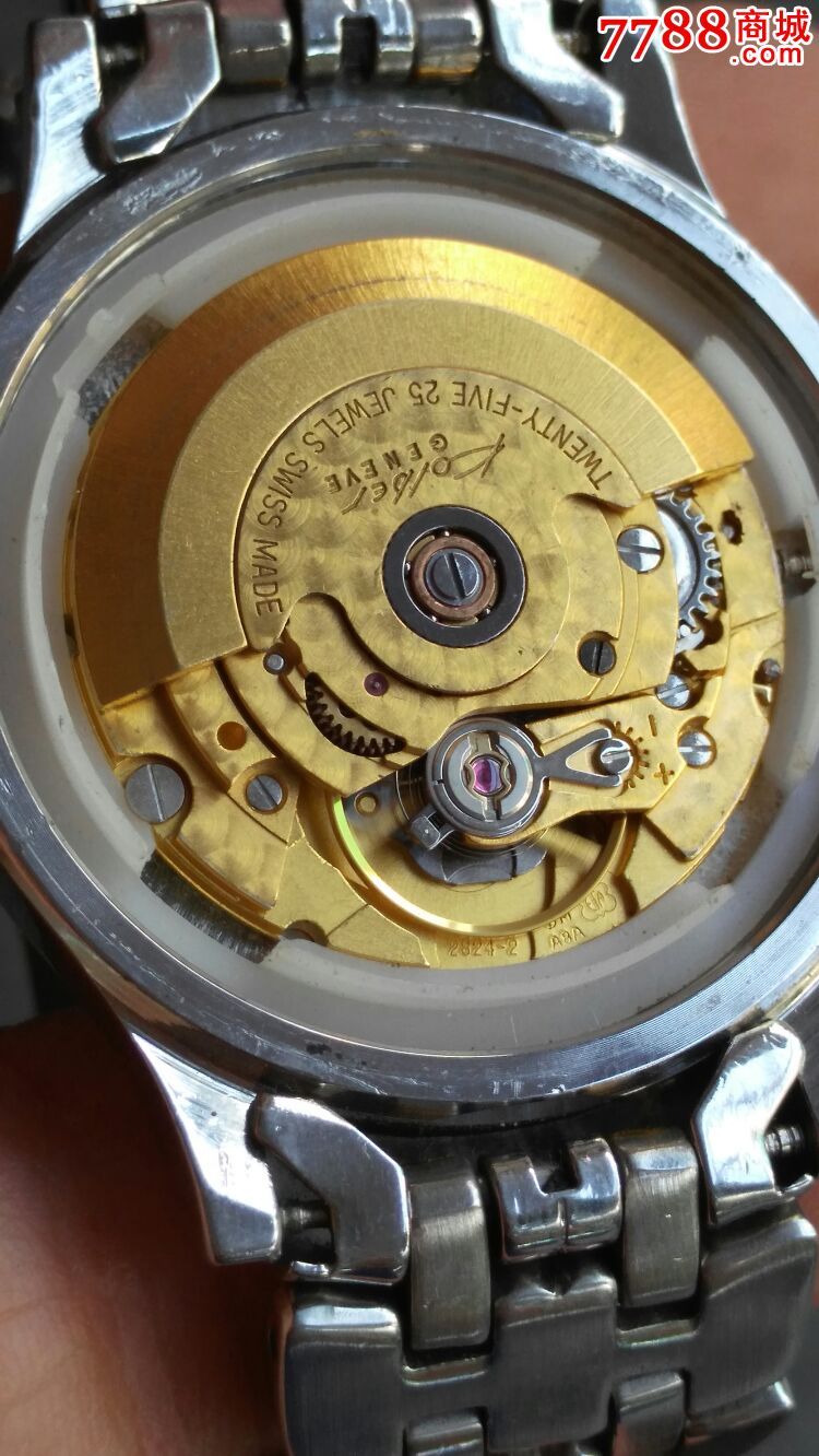 纯瑞士制造克劳波尔新款薄型鱼鳞纹精磨eta2824-2机芯自动男表