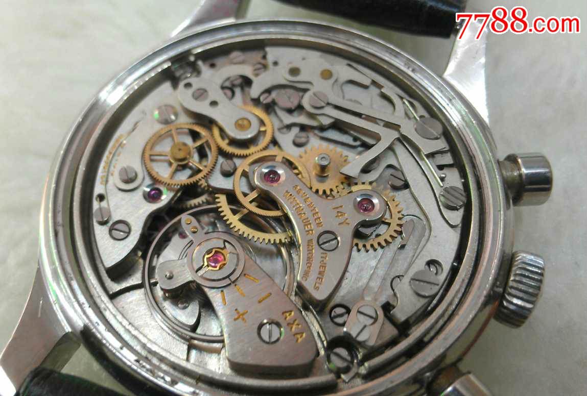 威娜欧手动计时拉马尼亚机芯手动男表