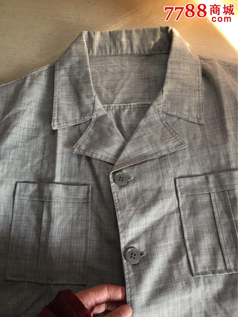 短袖老头衫四个兜