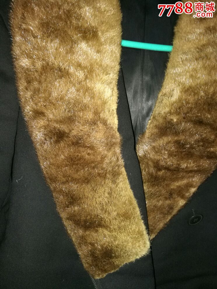 民国毛领呢子大衣