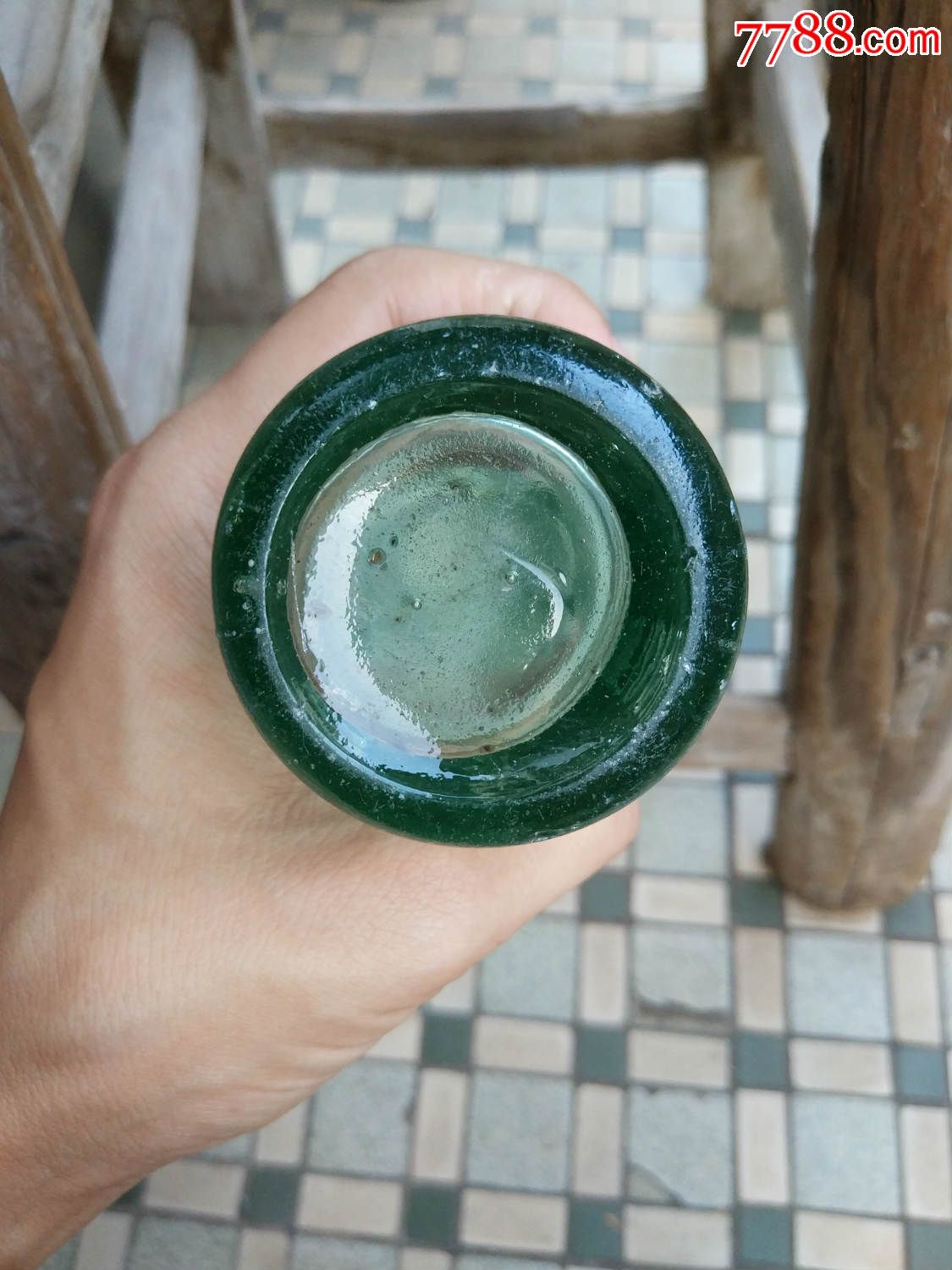 民国弹珠汽水玻璃瓶