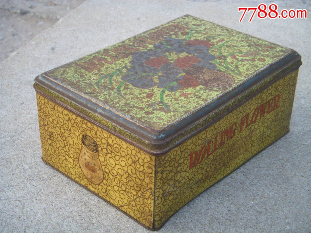 民国老化妆品铁盒