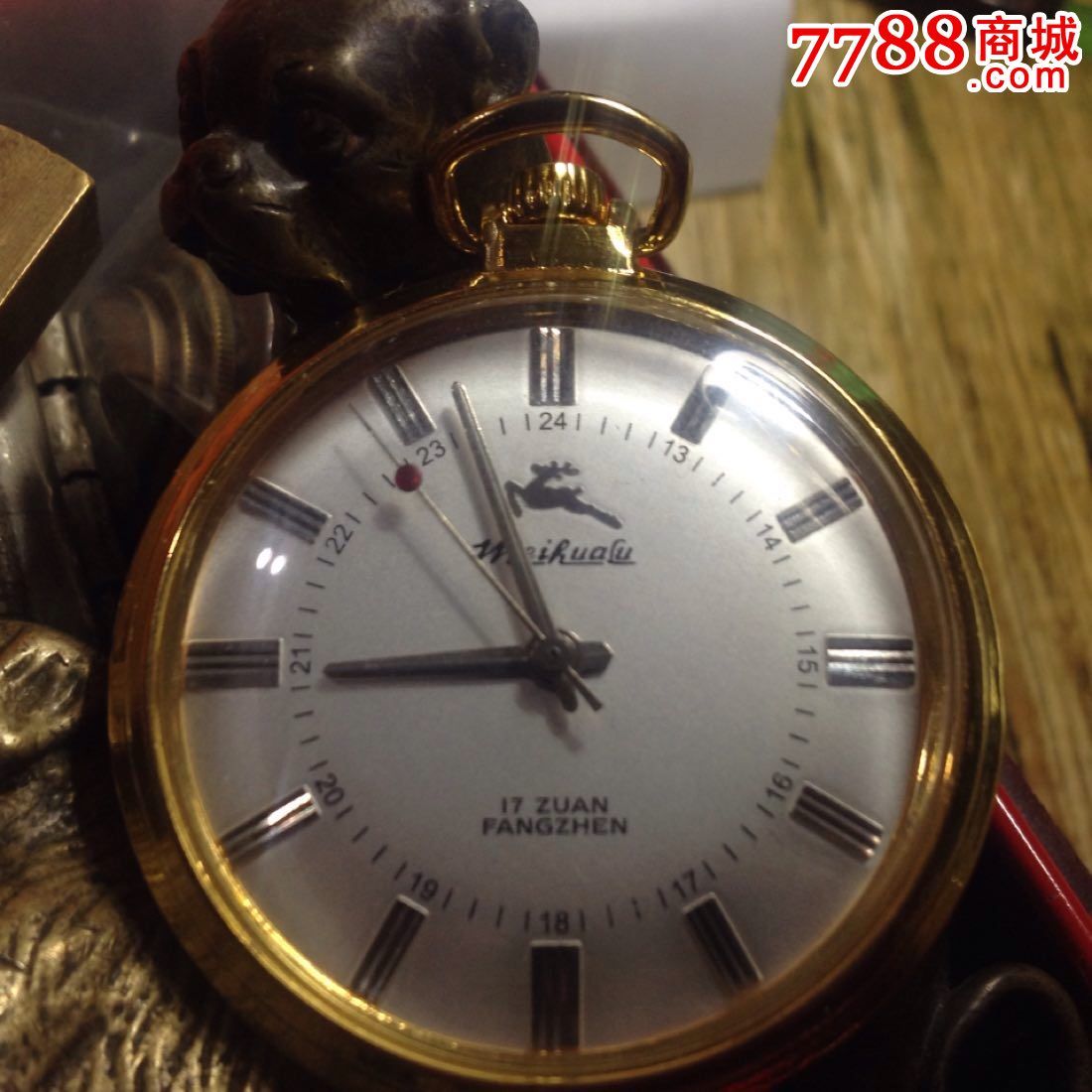 梅花鹿怀表