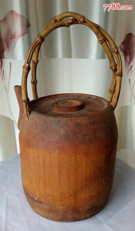 古代竹筒水壶图片
