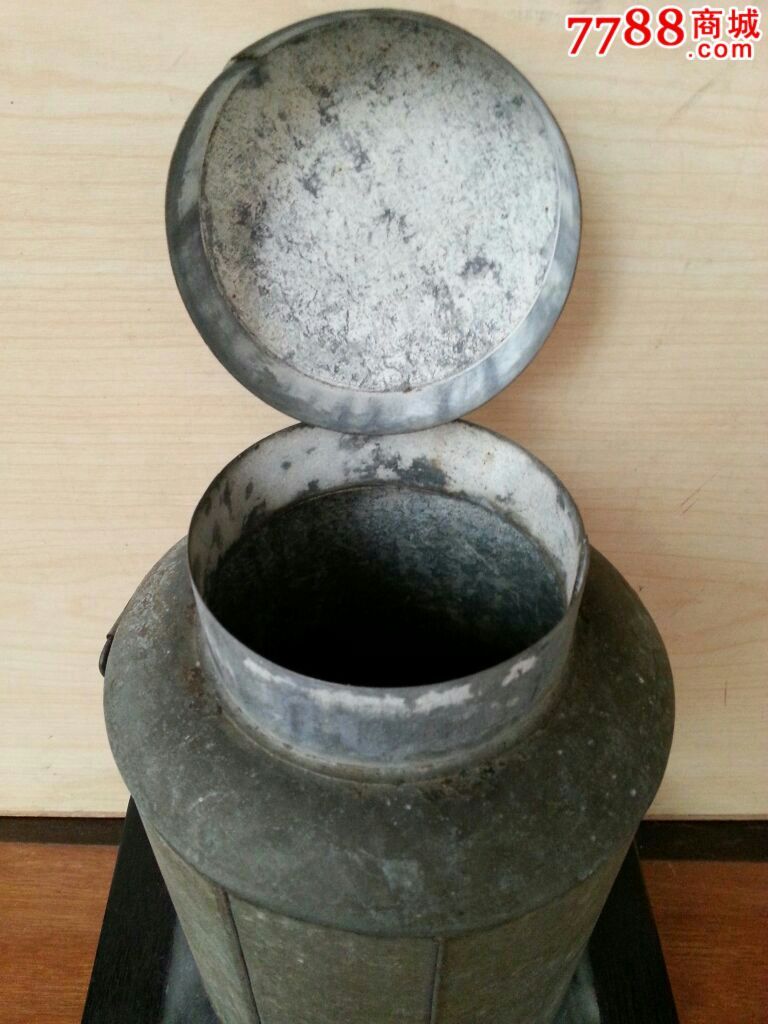 手工做茶叶罐(白铁皮)
