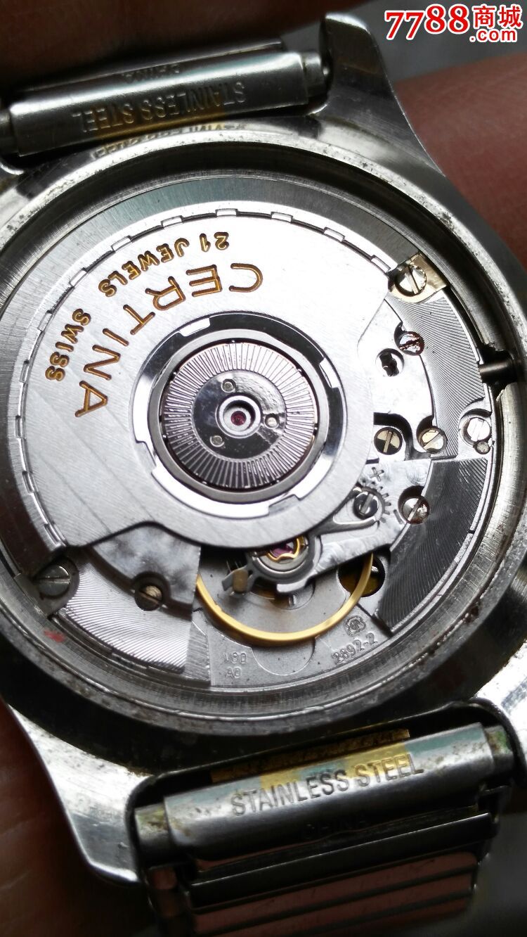 瑞士名表美品间金雪铁纳精磨eta28*2-2机芯自动表