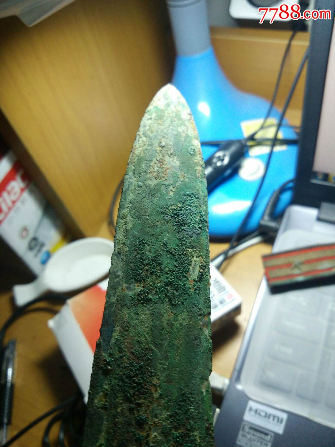 春秋战国竹节口青铜剑