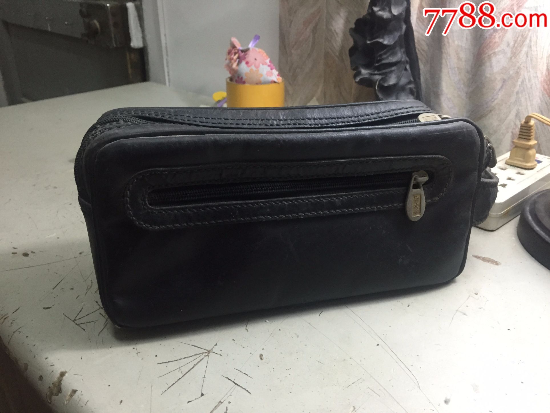 90年代纯牛皮老板包