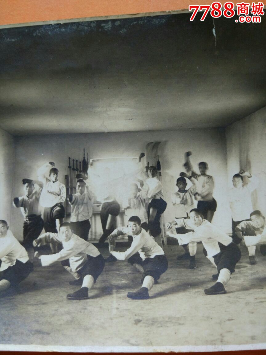民国时期哈尔滨国术馆训练老照片