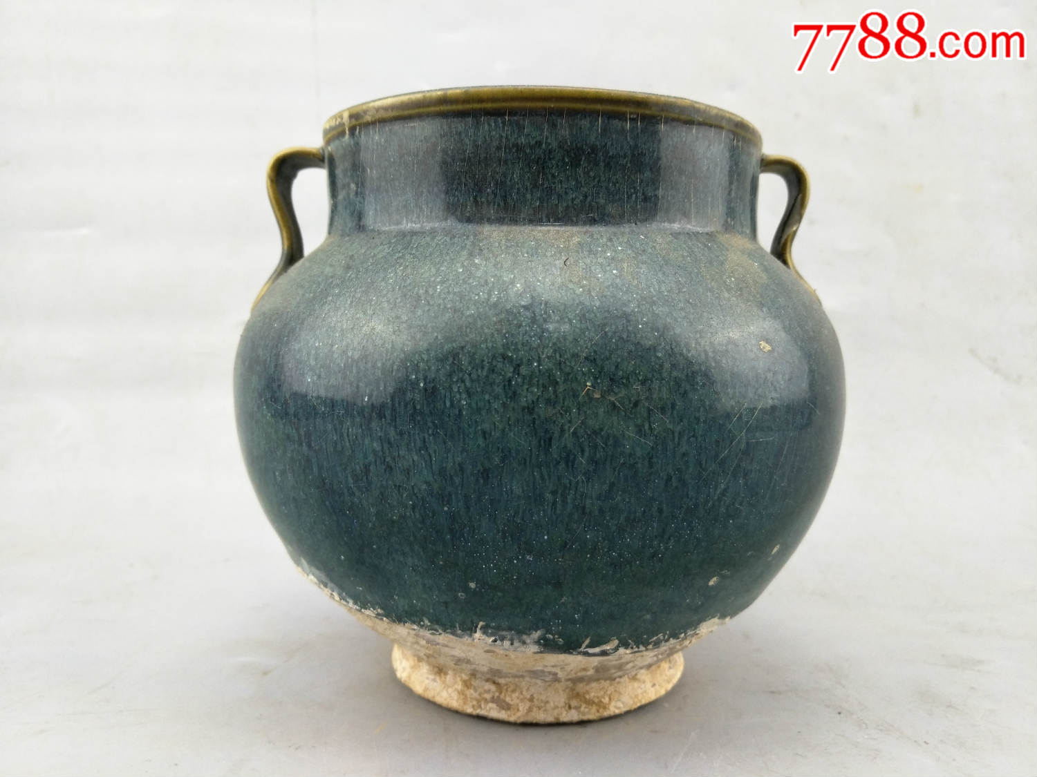 宋代钧窑香炉_蓝釉瓷_小丽诚信老货古玩店【7788旧书网】