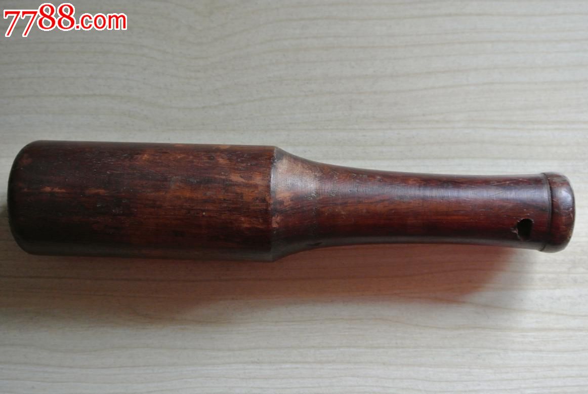 民国黄花梨洗衣棒槌捣衣杵黄花梨收藏怀旧物品收藏