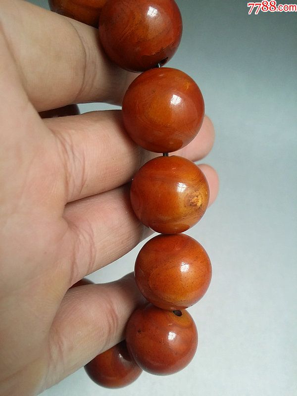 明清精品老蜜蜡老琥珀圆珠手串手链宝珠念珠买到就赚特价转让