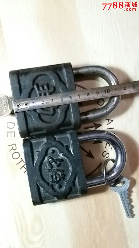 一对老锁头,大锁头,文革锁头