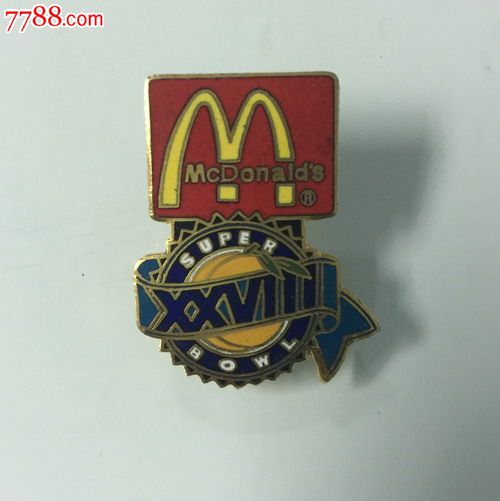1996亚特兰大奥运会赞助商麦当劳纪念徽章