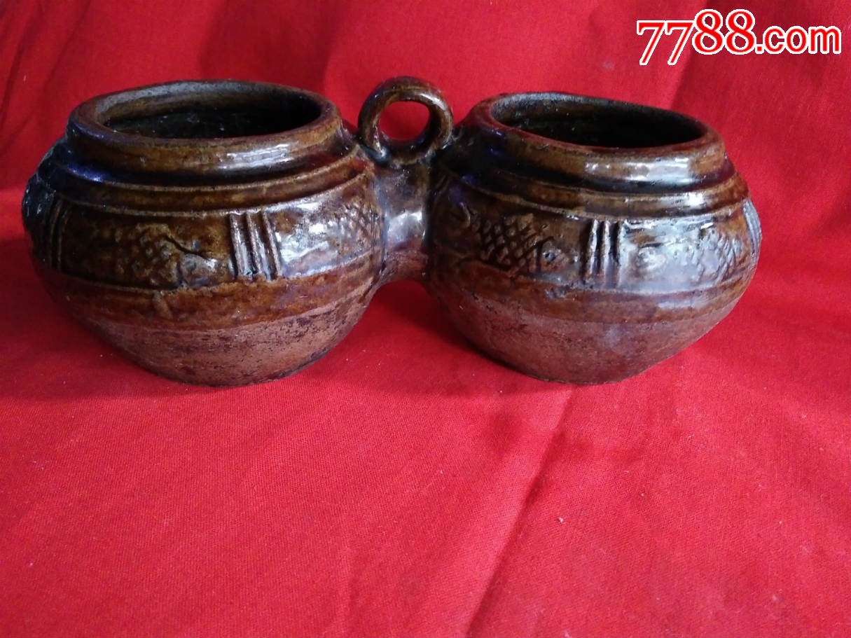 民国全品酱釉调料罐子_价格150元【乡土杂货铺】_第1张_7788收藏