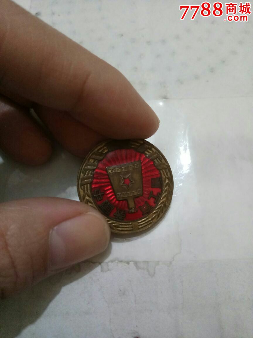 民国老胸章,中国教育工会