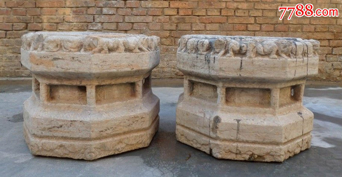 明代青石满工柱墩210