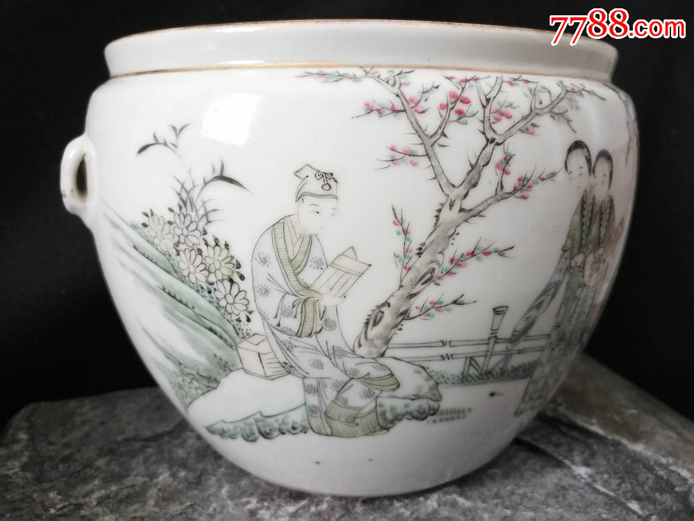 名家罗时福西厢记人物罐