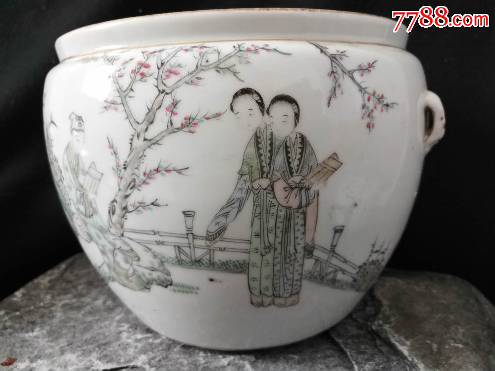 名家罗时福西厢记人物罐