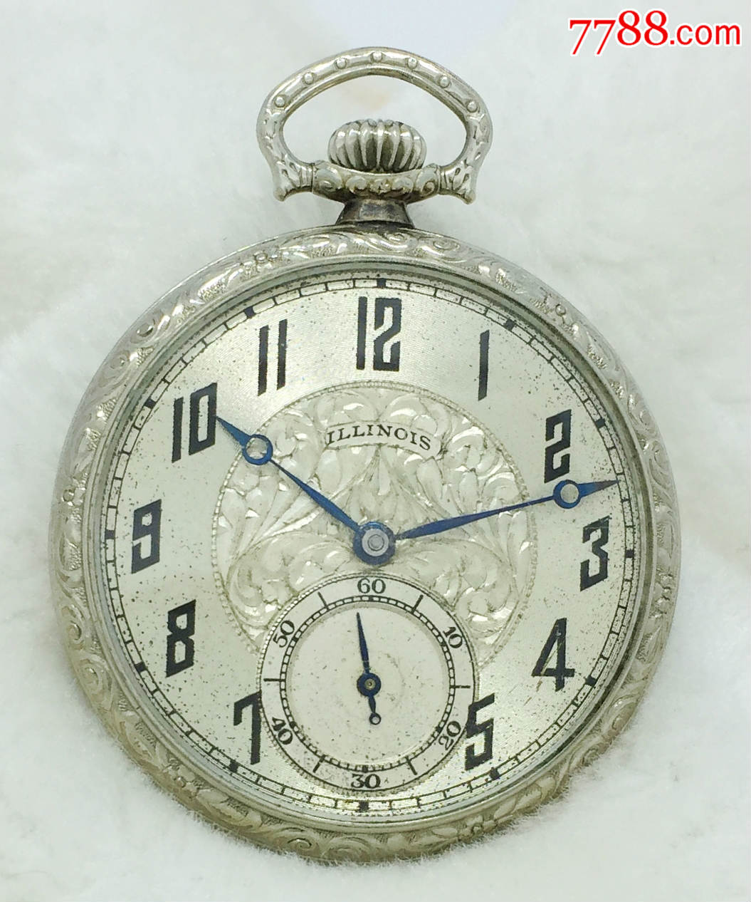 翱翔假日--1915年illinois伊利诺伊17钻包白金怀表