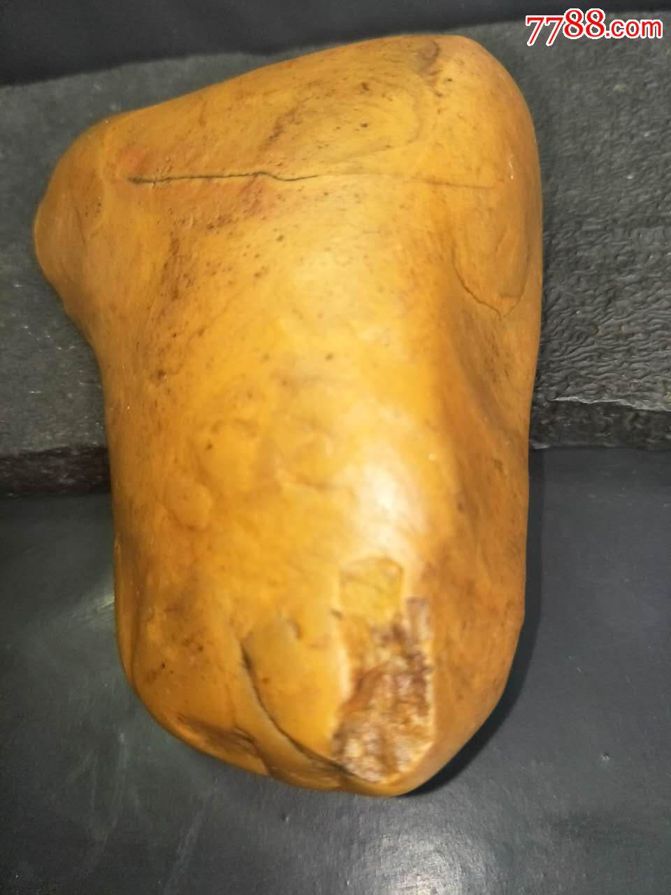 江西赣江水冲黄蜡石黄龙玉原石茶宠把玩奇石磨砂冻籽雕刻料