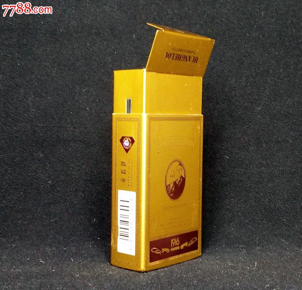 黄鹤楼烟盒1916特制香烟带钻石仿烟盒