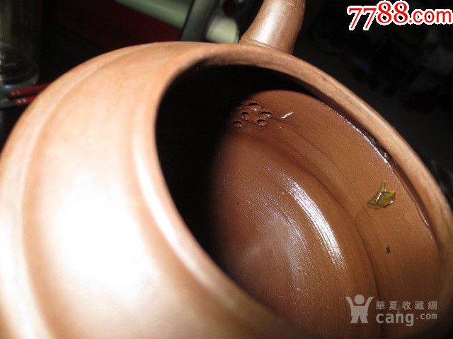 12号吴惠琴全手工竹叶紫砂壶1695cm