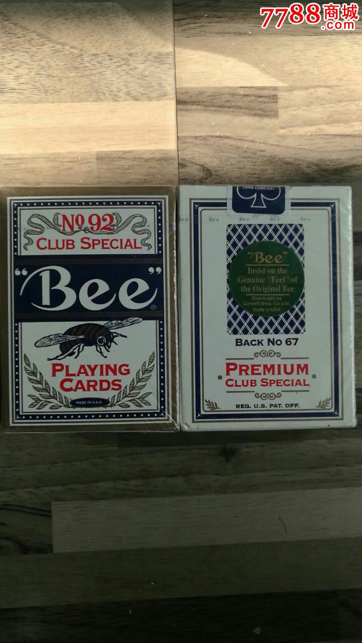 bee-价格:6.0000元-se46729405-扑克牌-零售-7788收藏__中国收藏热线