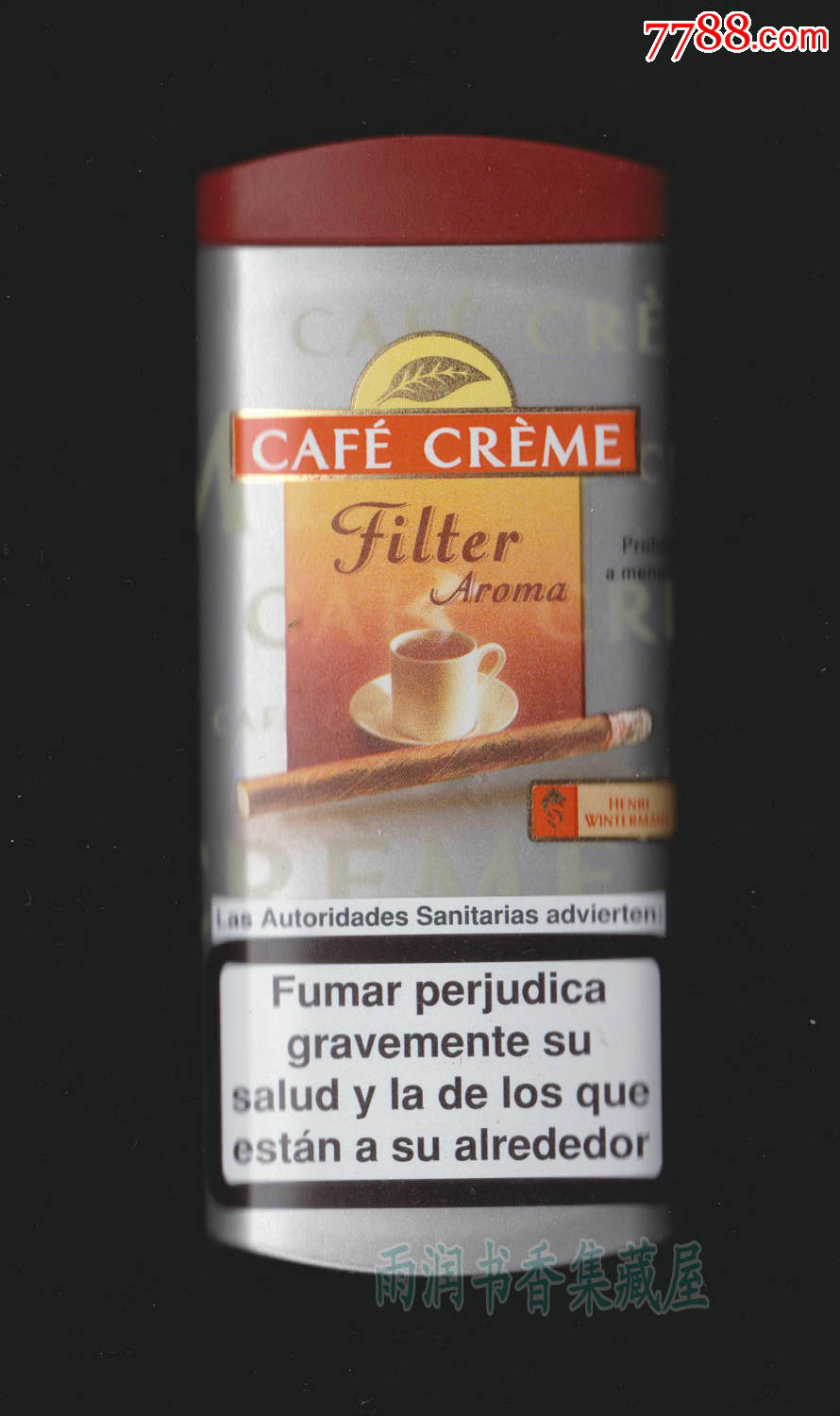 【外國煙盒】cafecreme(咖啡奶油濾嘴雪茄)1(118786)