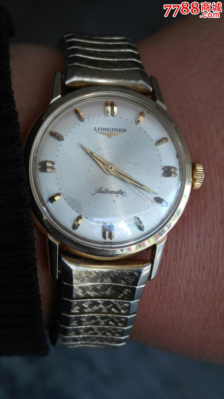 浪琴1960年纪念版14k实金啄木鸟机芯19as自动男表