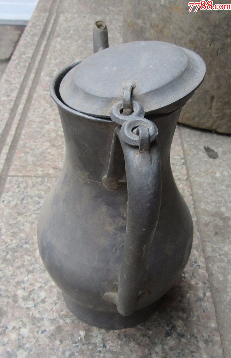 品相很好的锡酒壶一把