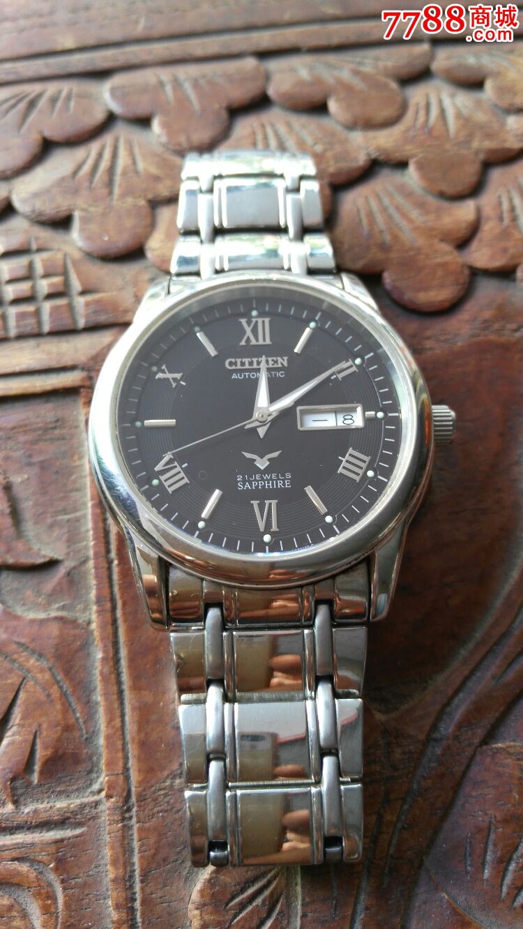 九成新日本西铁城自动男表nh8290-59eb