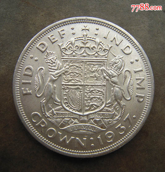 英国1937年1克朗银币