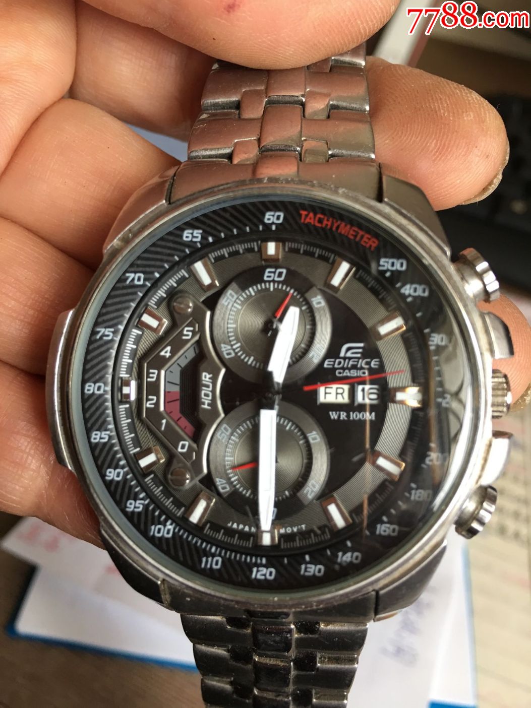 日本原装卡西欧大镜面多针码表