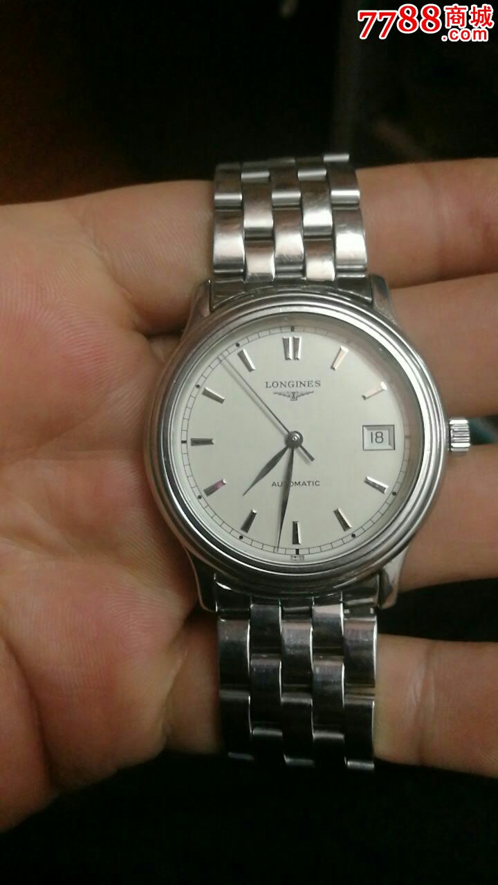 2000年老款浪琴雅致系列自动男表!