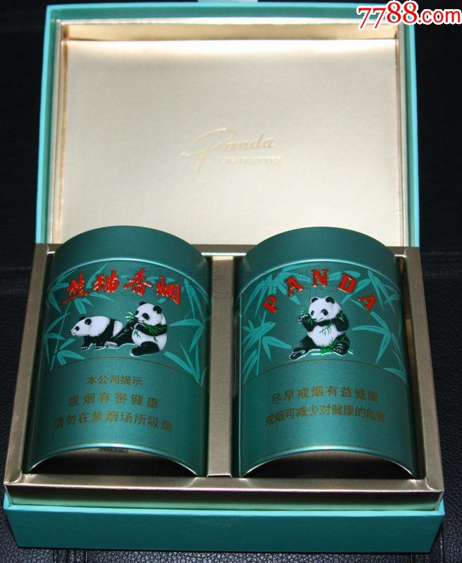 罐装40支装小熊猫香烟图片