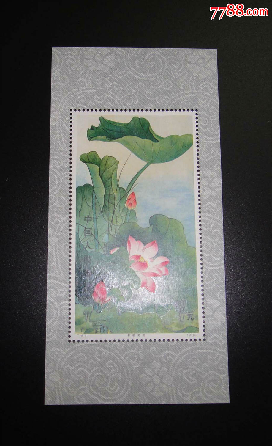 t54m荷花小型张