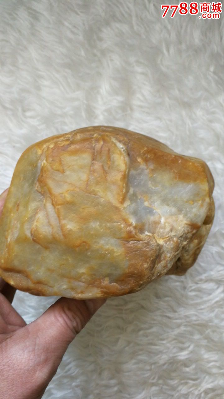 戈壁金丝玉原石仔料
