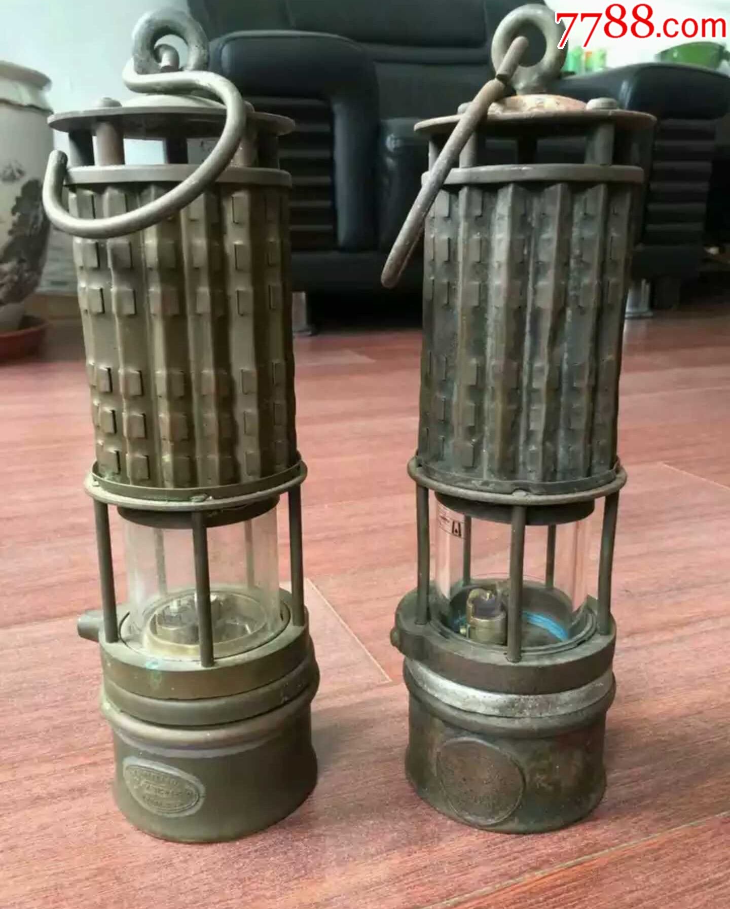 美国进口晚晴民国时期老式矿灯煤矿矿灯煤油灯