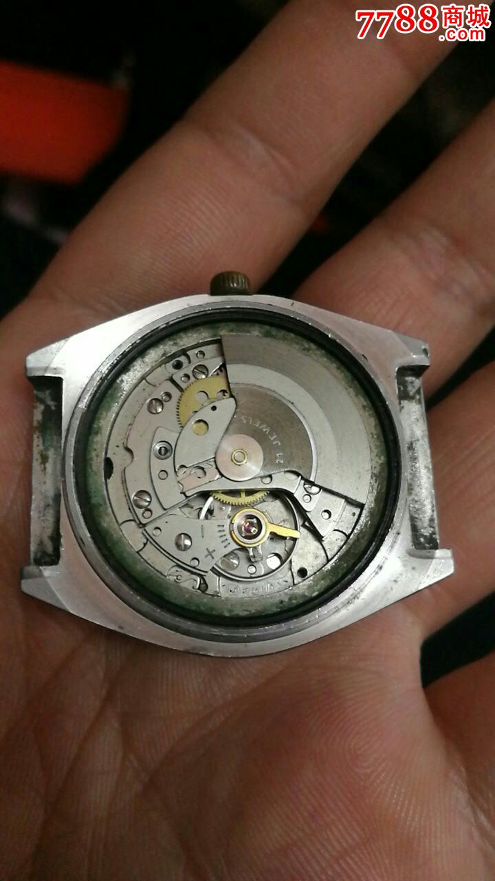少见的瑞士铁锚自动表!机芯从未见过这种瑞士自动!