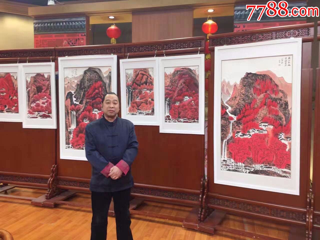 刘二郎(万山红遍)再现李可染七幅巨作-价格:21600.