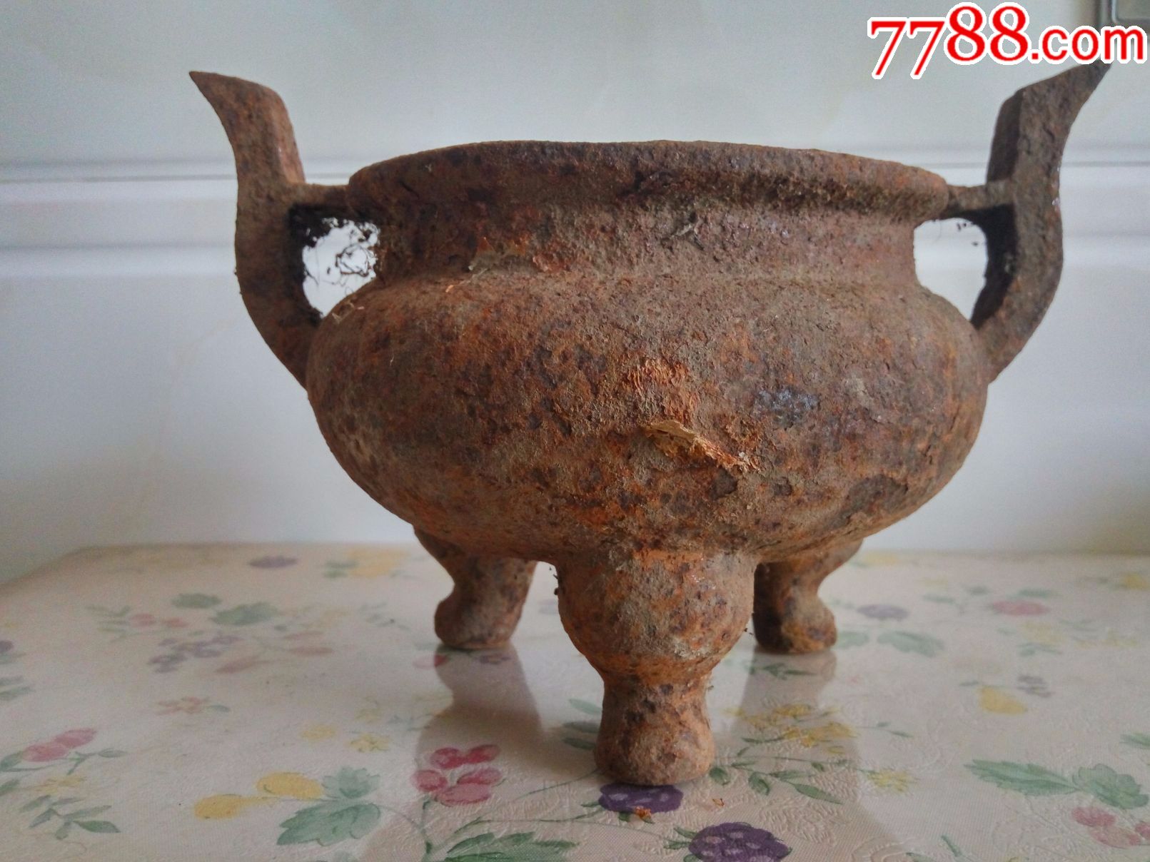 明代大尺寸铁香炉