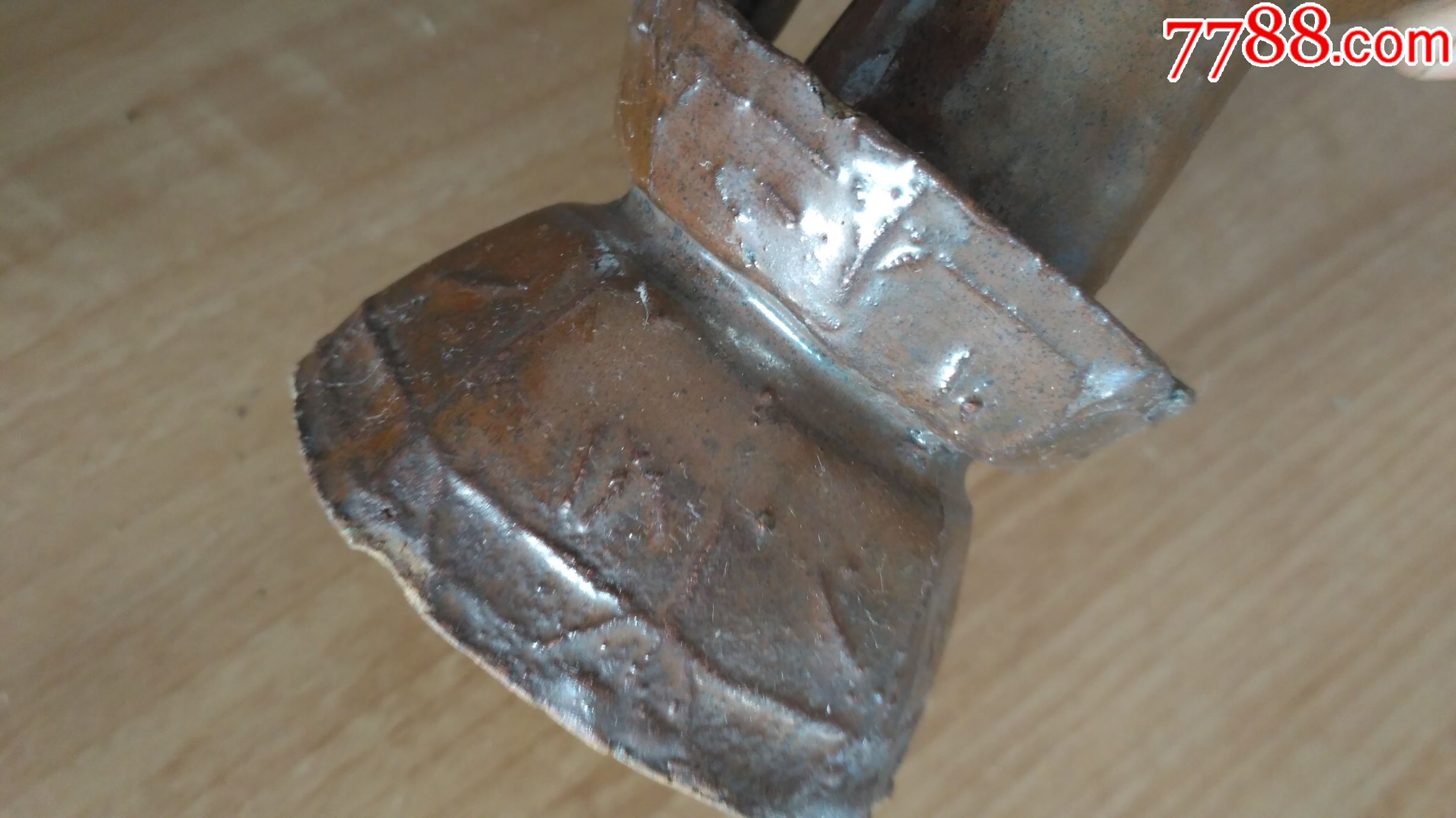 清代紫金釉老麻油灯.美品包老包快