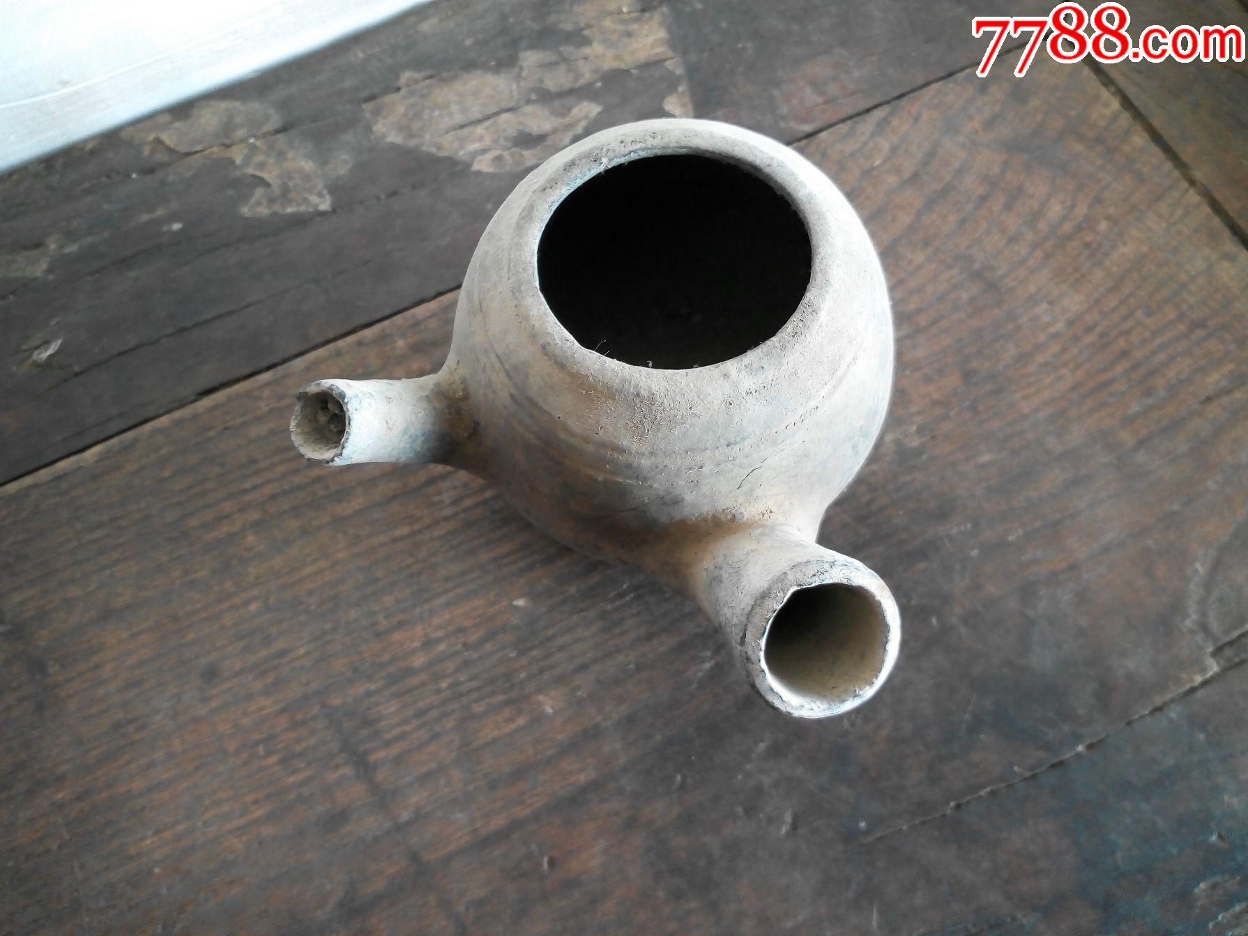 古玩杂项真品民国中医袖珍型熬药罐极美包浆老工具完好包老包真