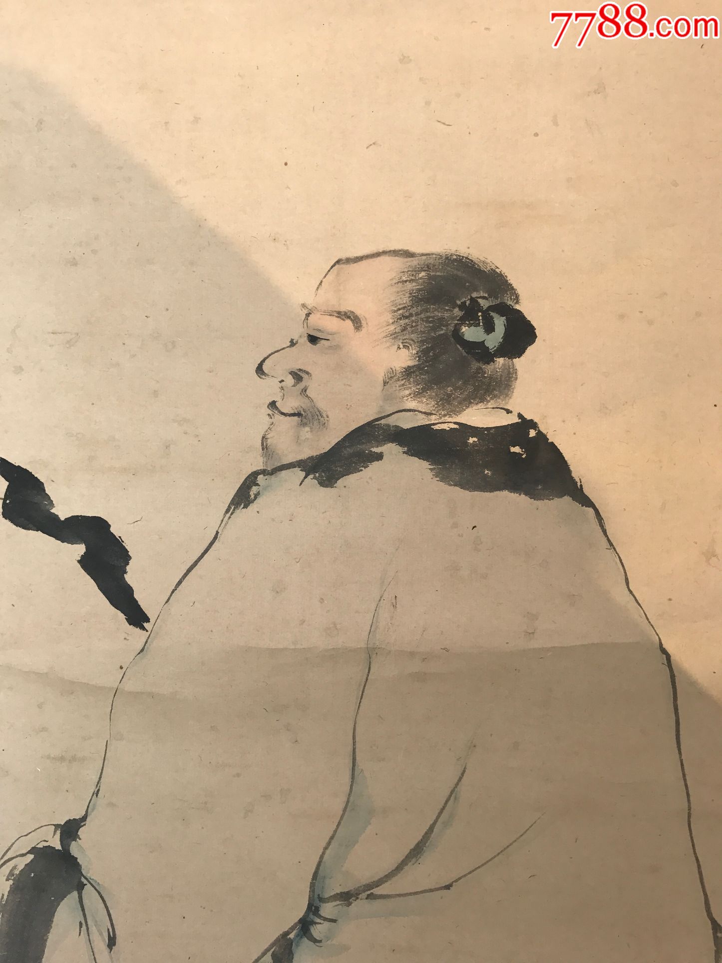 文人墨客绘画的山水人物图