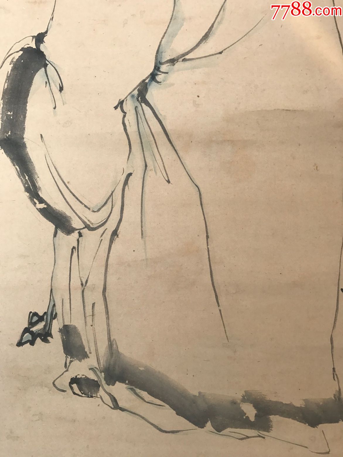 文人墨客绘画的山水人物图