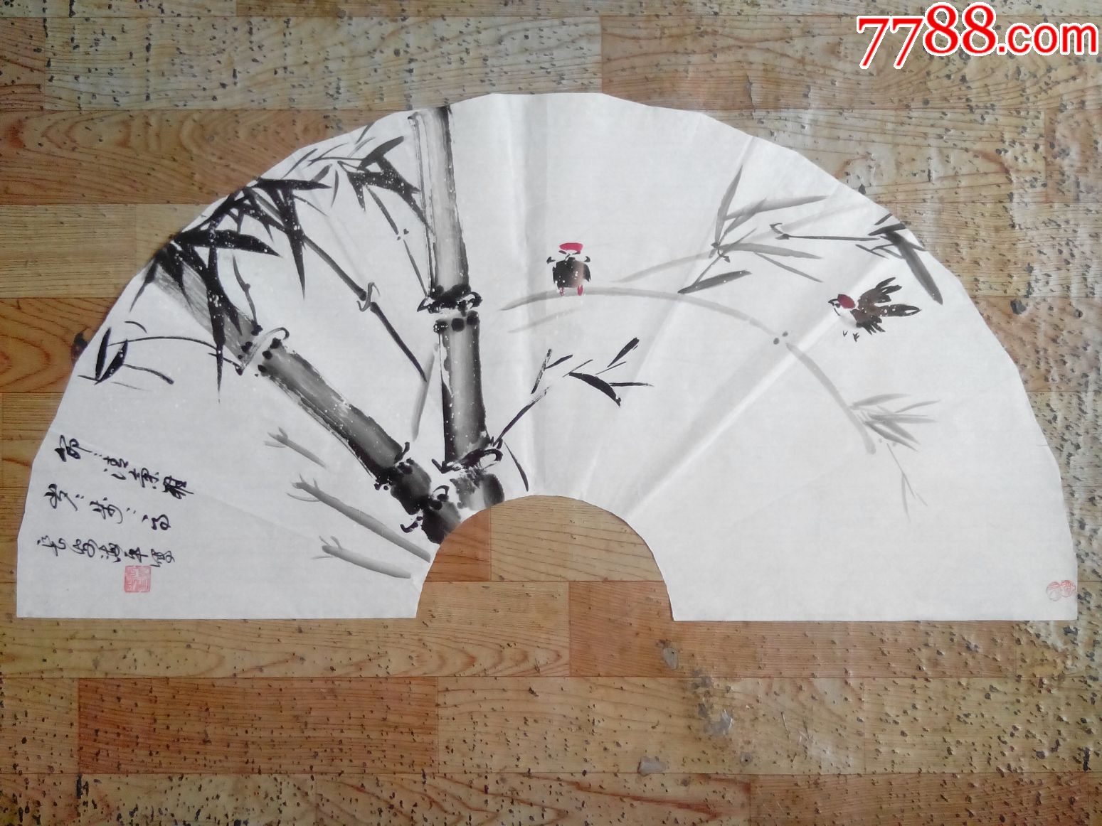 梅兰竹菊-花鸟国画原作-7788书画网