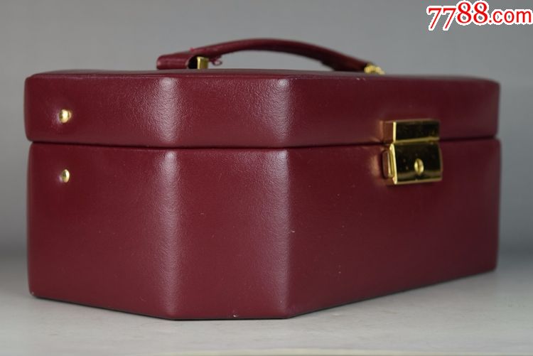 欧美古董收藏品美国wolf真皮首饰盒收纳盒经典礼品推荐性价比高